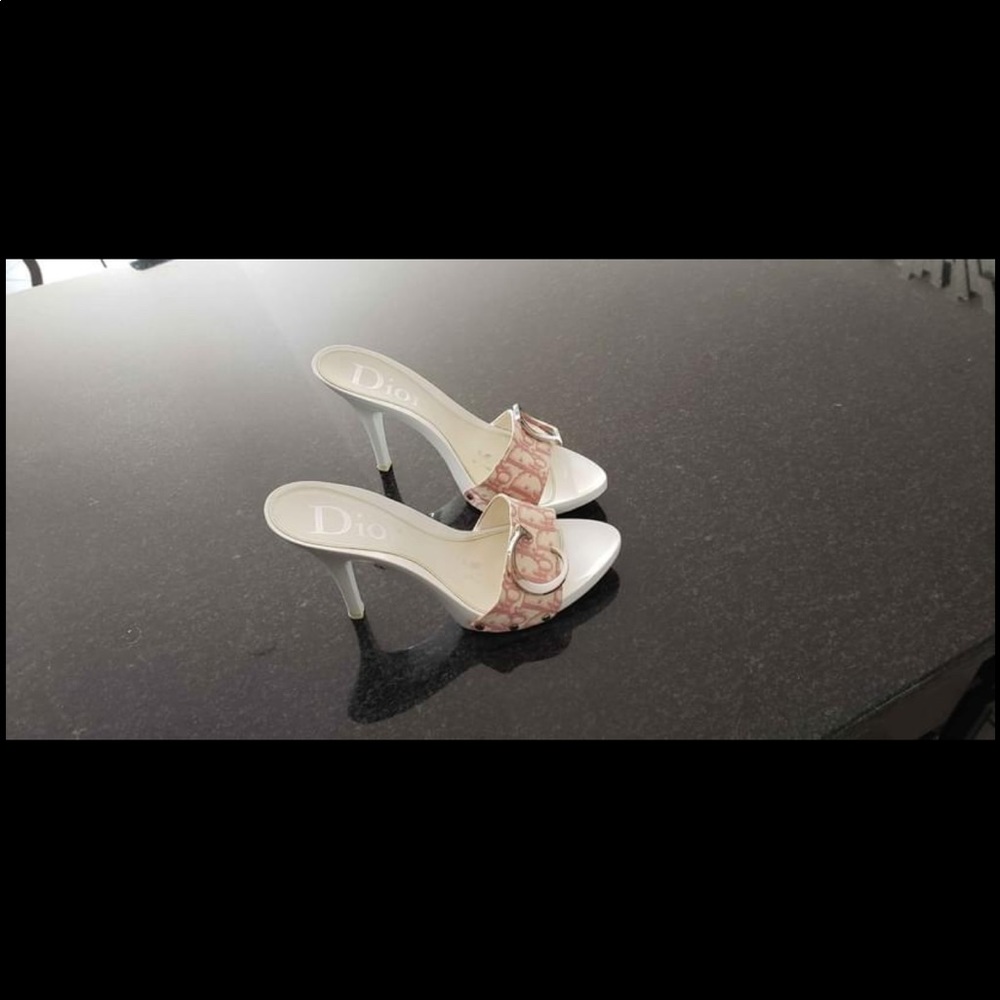 Dior Oblique Vintage Sandal Heels - Picture 4 of 10